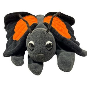 Vintage 1993 Plush Creations Monarch Butterfly Soft Plush Glove Hand Puppet